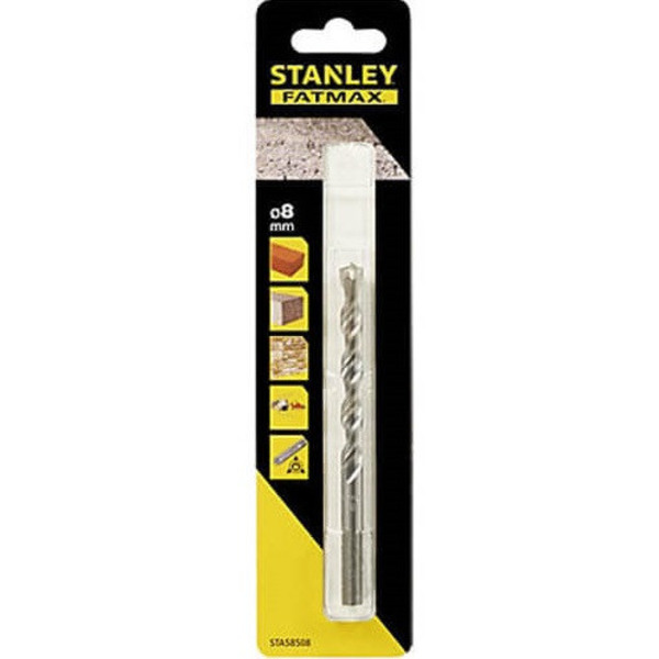 Свердло по цеглі, каменю, бетону Stanley STA58508 d=8мм, 120x75мм.