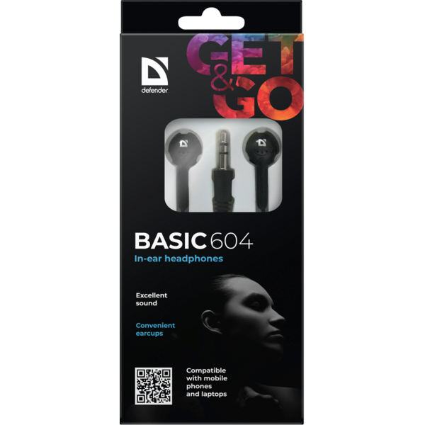 навушники DEFENDER Basic-604 black