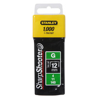 Скобы тип G высотой 12 мм для степлера Heavy Duty, в упаковке 1000 шт STANLEY 1-TRA708T
