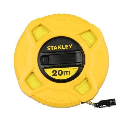 Рулетка измерительная FIBERGLASS длиной 20 м, шириной 12,7 мм, в пластмассовом корпусе STANLEY 0-34-296