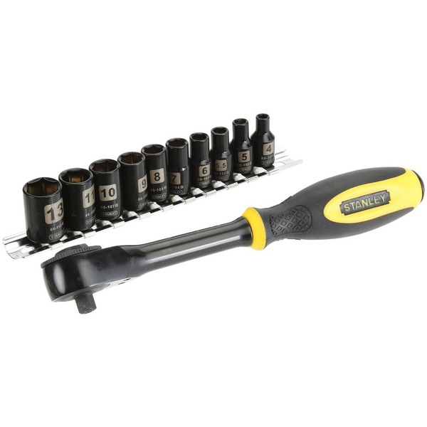 Набір торцевих головок Stanley Rotator 1/4 11 предметів (0-94-607)