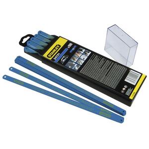 Полотно ножовочное Laser по металлу длиной 300 мм из термообработанной быстрорежущей стали с лазерной заточкой, 100 штук STANLEY 1-15-558