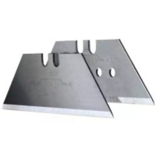 Лезвия запасные для отделочных работ, трапецевидные 1992 с отверстиями, длиной 62 мм, шириной 19 мм, толщиной 0.65 мм, 400 штук STANLEY 4-11-921
