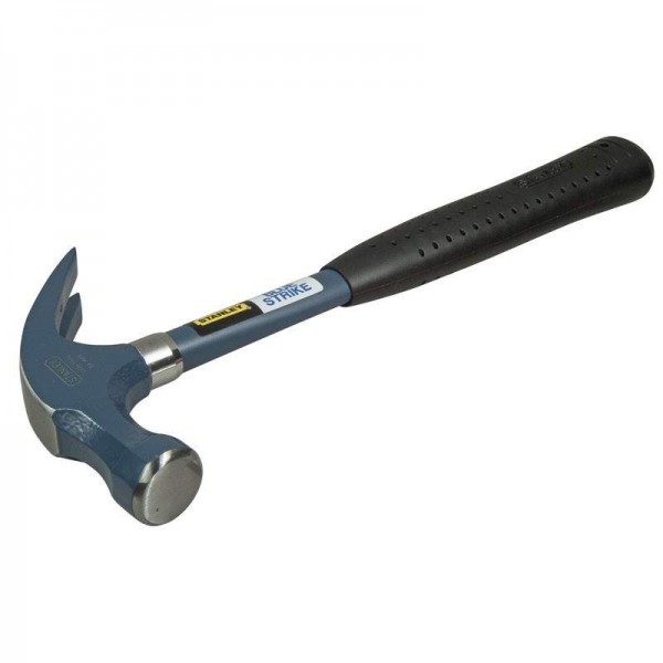 Молоток Bluestrike Curve Claw с весом головки 570 г, с загнутым гвоздодером STANLEY 1-51-489