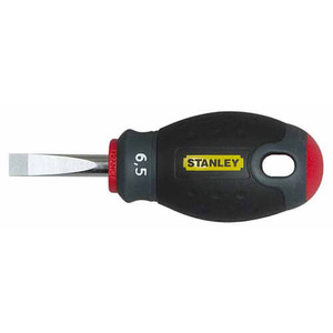 Отвертка FatMax® Stubby с параллельным жалом под шлиц SL5.5 с длиной стержня 30 мм STANLEY 0-65-400