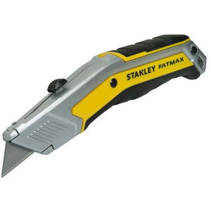 Нож FATMAX EXO RETRACTABLE KNIFE длиной 190 мм с выдвижным трапецевидным лезвием STANLEY FMHT0-10288