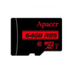 Карта памяти MicroSDHXC 64GB UHS-I Class 10 Apacer + SD адаптер (AP64GMCSX10U5-R)