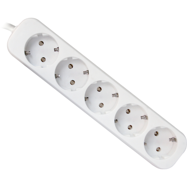 Мережевий фільтр DEFENDER (99229)E518 1.8 m 5 роз білий