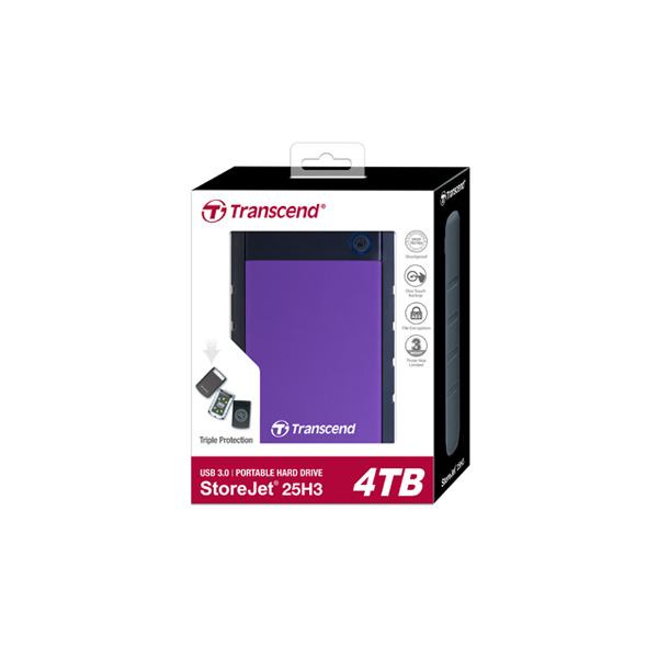 Жорсткий диск Transcend StoreJet 25H3 TS4TSJ25H3P