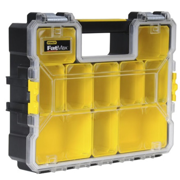 Органайзер профессиональный FATMAX SHALLOW PRO METAL LATCH, влагозащитный, размерами 446x116x357 мм STANLEY 1-97-518