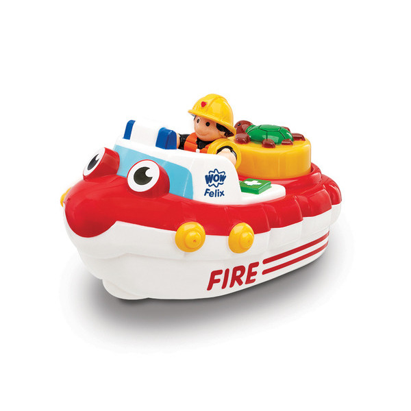 Іграшка WOW TOYS Fireboat Felix Пожежний катер Фелікс (д/купання)