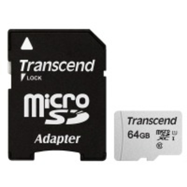 Карта пам`яті Transcend TS64GUSD300S-A