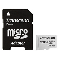 Карта пам'яті Transcend microSDXC 128GB C10 UHS-I U3 R95/W45MB/s + SD-адаптер (TS128GUSD300S-A)