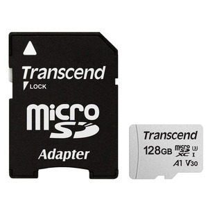 Transcend Карта памяти microSD 128GB C10 UHS-I R100/W40MB/s + SD