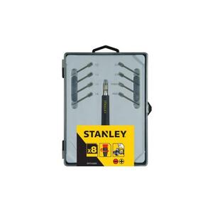 Набор из восьми прецизионных отверток с цанговым держателем для точной механики STANLEY STHT0-62629