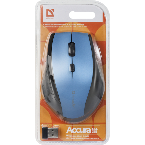 Миша DEFENDER Accura MM-365 Wireless