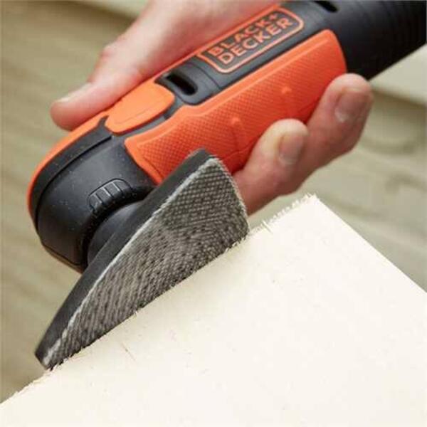 Вібраційна шліфмашина Black&Decker BDCDS12N акум., 12В, 92x92х92мм