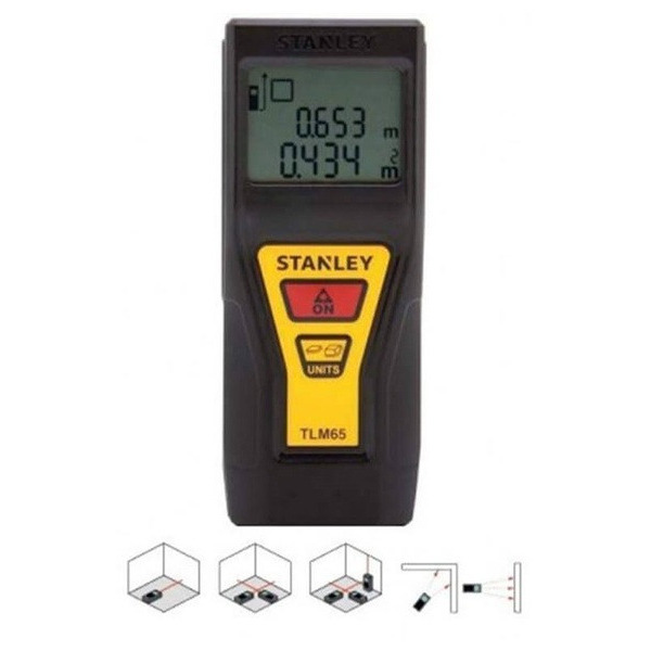 Далекомір лазерний Stanley TLM 65, 20м.