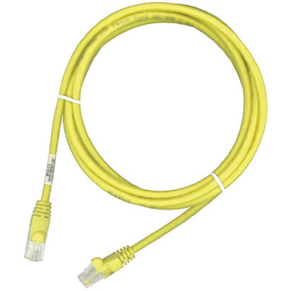 Патч-корд RJ45, 568A/B, UTP, PowerCat 5e, LSZH 3м, Жовтий, MOLEX