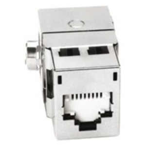 Модуль Molex DataGate + 1xRJ45 (WE8W) / STP360DEG, 568A / B, PowerCat5e White (6429268)