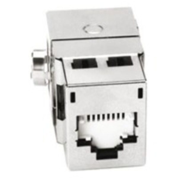 Модуль Molex DataGate + 1xRJ45 (WE8W) / STP360DEG, 568A / B, PowerCat5e White (6429268)