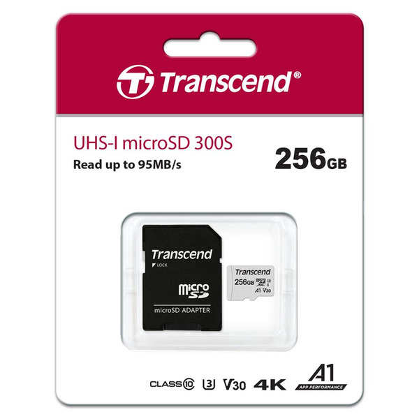 Карта пам'яті Transcend TS256GUSD300S-A