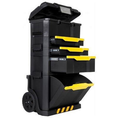 Ящик MODULAR ROLLING WORKSHOP, размеры 866х488x348 мм, на колесах STANLEY 1-79-206