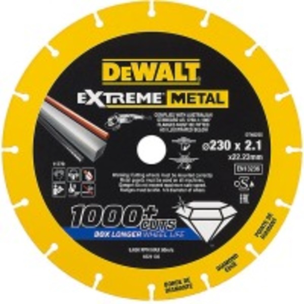 Алмазний диск по металу DeWalt DT40255, d = 230 мм