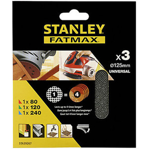 Сітки шліфувальні Stanley STA39267 для KA198, KA199, KA191, 125 мм