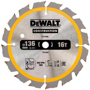 Диск пильный СONSTRUCTION DeWALT DT1946