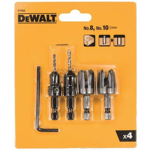 Набір системи свердління отворів по дереву DeWalt DT7620 5пр.