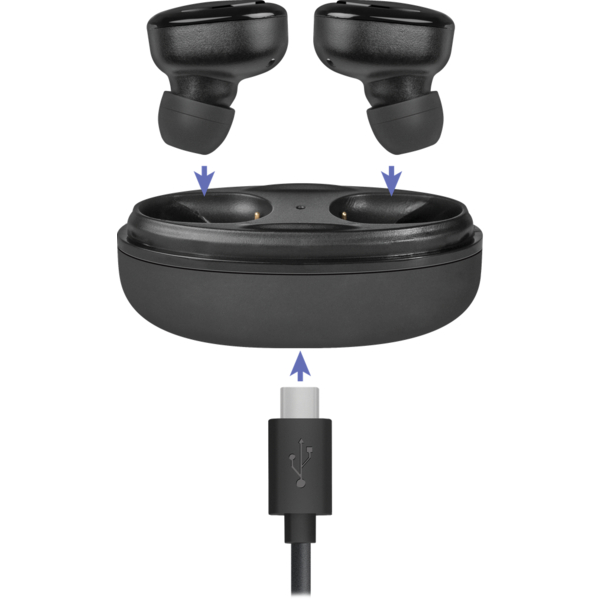 Навушники Defender Twins 635 TWS Bluetooth, Black (63635)