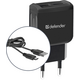 Мережевий зарядний пристрій Defender UPС-21 2xUSB, 5V/2.1А КабельmicroUSB (83581)