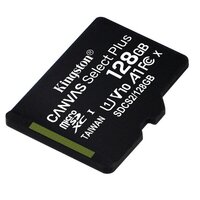 Карта пам`яті MicroSDXC 128GB UHS-I Class 10 Kingston Canvas Select Plus R100MB/s (SDCS2/128GBSP)