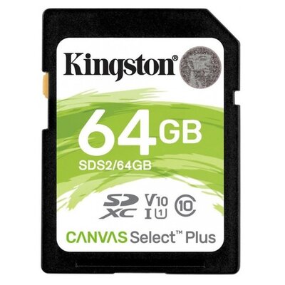 Карта пам`яті Kingston Canvas Select Plus SDS2/64GB