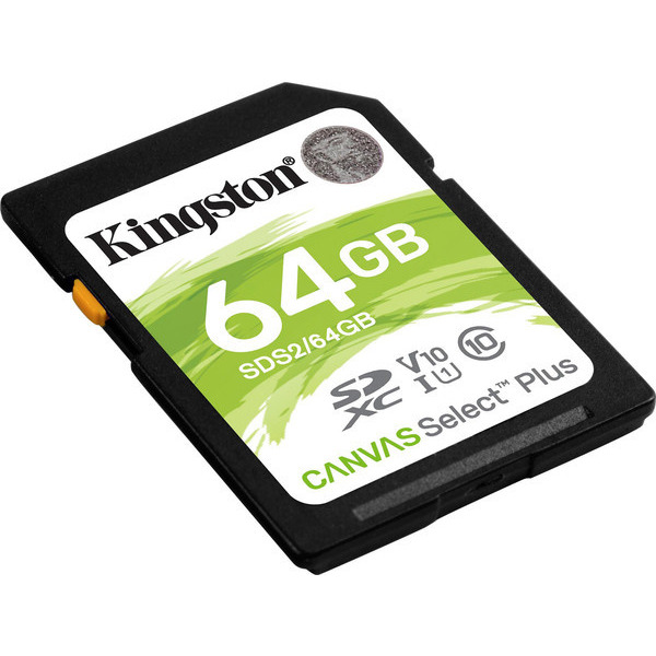 Карта пам`яті Kingston Canvas Select Plus SDS2/64GB