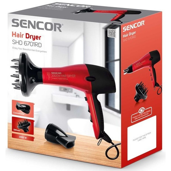 Фен SENCOR SHD 6701RD
