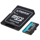 Карта памяти MicroSDXC 128GB UHS-I/U3 Class 10 Kingston Canvas Go! Plus R170/W90MB/s + SD-адаптер (SDCG3/128GB)