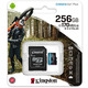 Карта памяти MicroSDXC 256GB UHS-I/U3 Class 10 Kingston Canvas Go! Plus R170/W90MB/s + SD-адаптер (SDCG3/256GB)