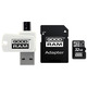 Карта памяти MicroSDHC 32GB UHS-I Class 10 Goodram + SD-adapter + OTG Card Reader (M1A4-0320R12)