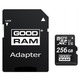Карта памяти MicroSDXC 256GB UHS-I Class 10 Goodram + SD-adapter (M1AA-2560R12)