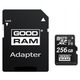 Карта памяти MicroSDXC 256GB UHS-I Class 10 Goodram + SD-adapter (M1AA-2560R12)