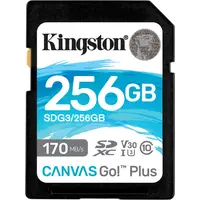 Карта пам`ятi SDXC 256GB UHS-I/U3 Class 10 Kingston Canvas Go! Plus R170/W90MB/s (SDG3/256GB)