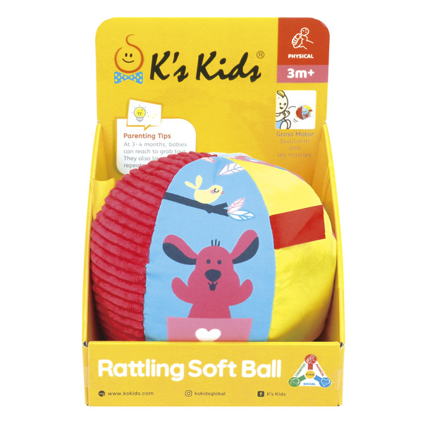 Брязкальце М'яч м'який K`s Kids KA10805-OB
