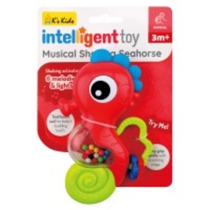 Брязкальце музичне K`s Kids Морський коник зі світловими ефектами