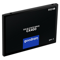 Накопитель SSD  512GB Goodram CX400 Gen.2 2.5" SATAIII 3D TLC (SSDPR-CX400-512-G2)