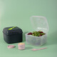 Контейнер пл. HEREVIN Salad Box Mix Coloured-Ланчбокс з приборами (161450-000)