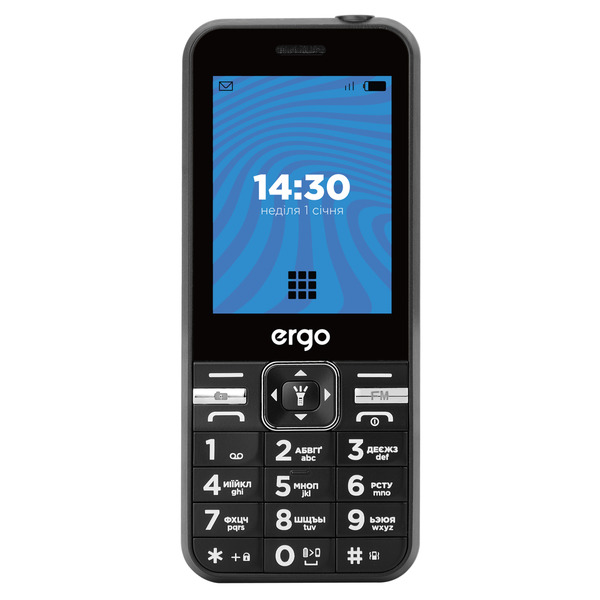 Мобiльний телефон Ergo E281 Dual Sim Black