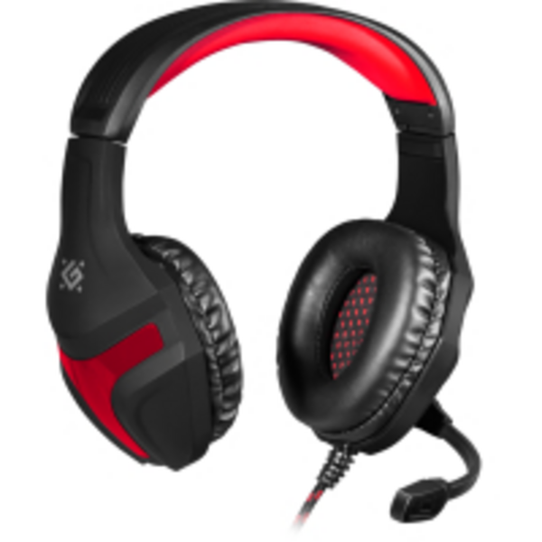 Навушники DEFENDER (64500) Scrapper 500 червоний + чорний, кабель 2 м