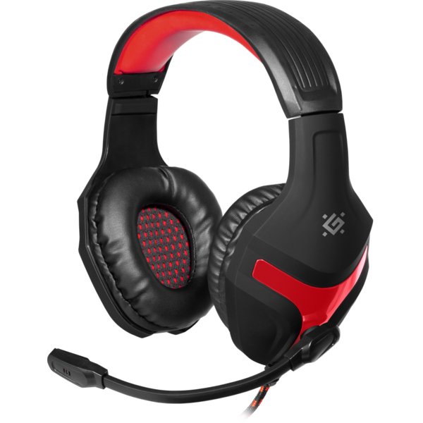 Навушники DEFENDER (64500) Scrapper 500 червоний + чорний, кабель 2 м